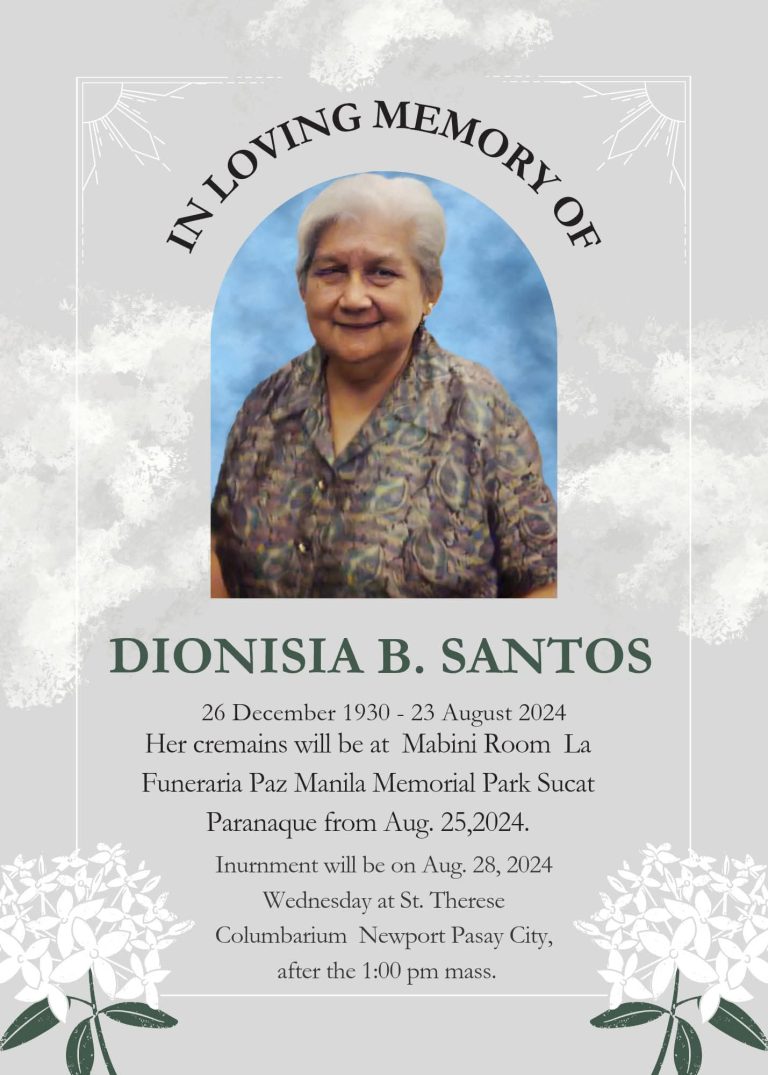 Dionisia Balanaa Santos