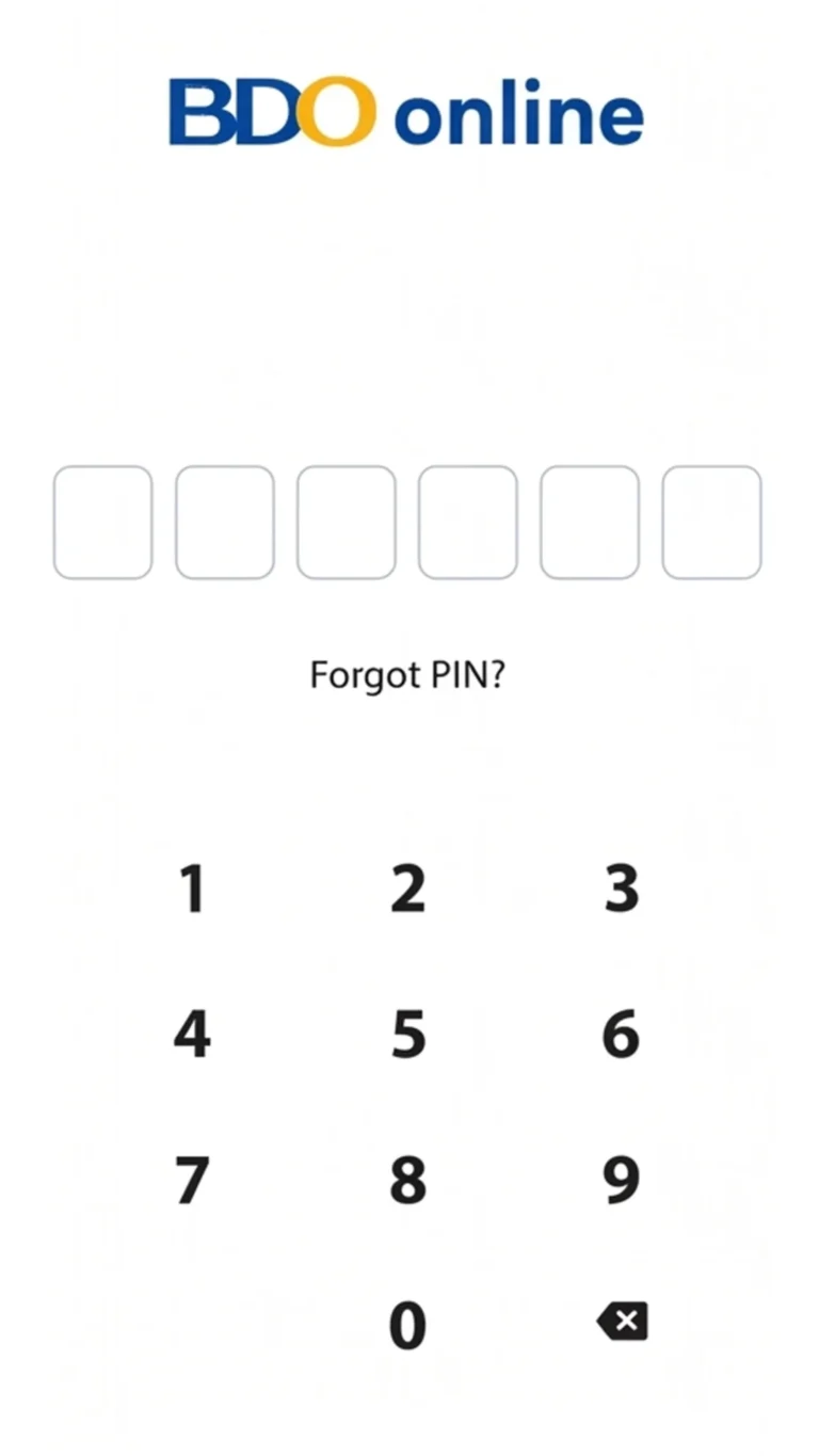 BDO Pay Bills Payment Step 1