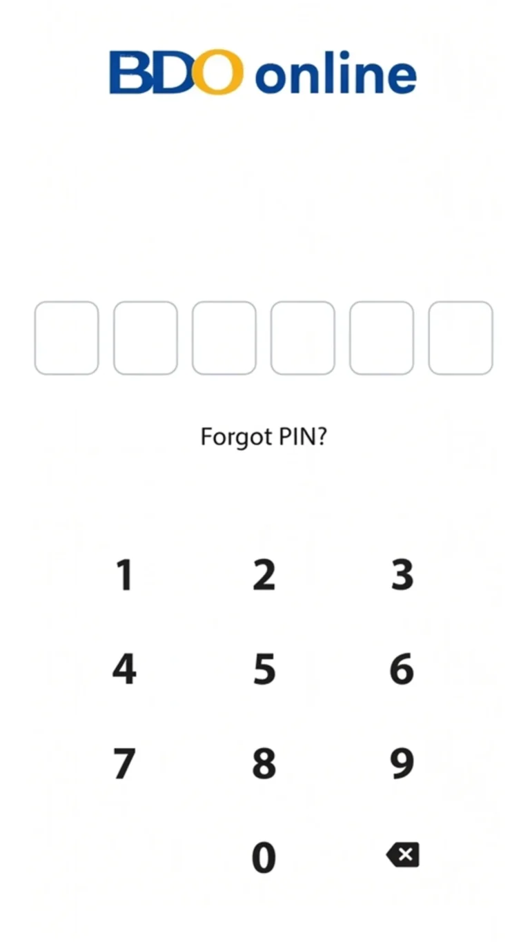 BDO Pay Send Money Step 1